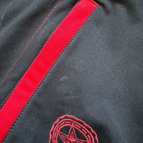 Adidas x Muhammad Ali x Shepherd Fairley Mens Ali Track Jacket Black Red Small - Picture 3 of 15